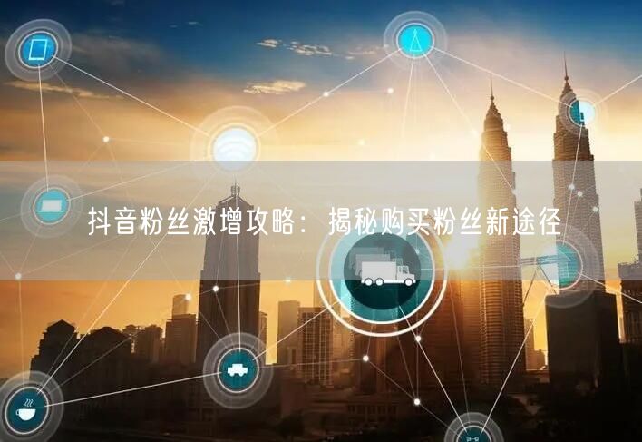 抖音粉丝激增攻略：揭秘购买粉丝新途径