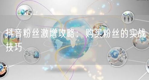 抖音粉丝激增攻略：购买粉丝的实战技巧
