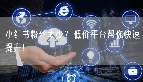 小红书粉丝太少？低价平台帮你快速提升！