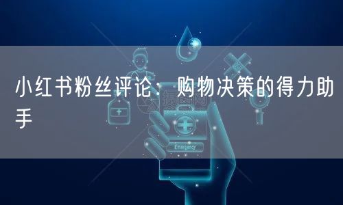 小红书粉丝评论：购物决策的得力助手